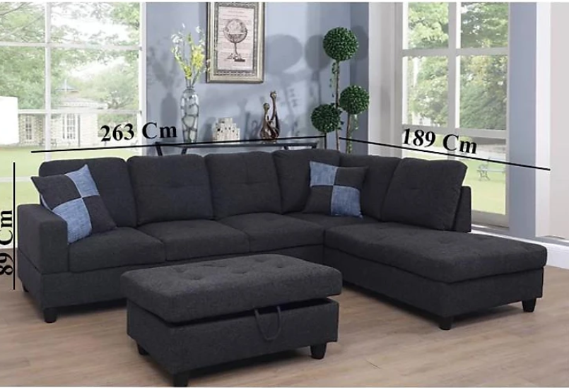 Ghế sofa góc phòng khách mới nhất Tundo HHP-SFG04-V4