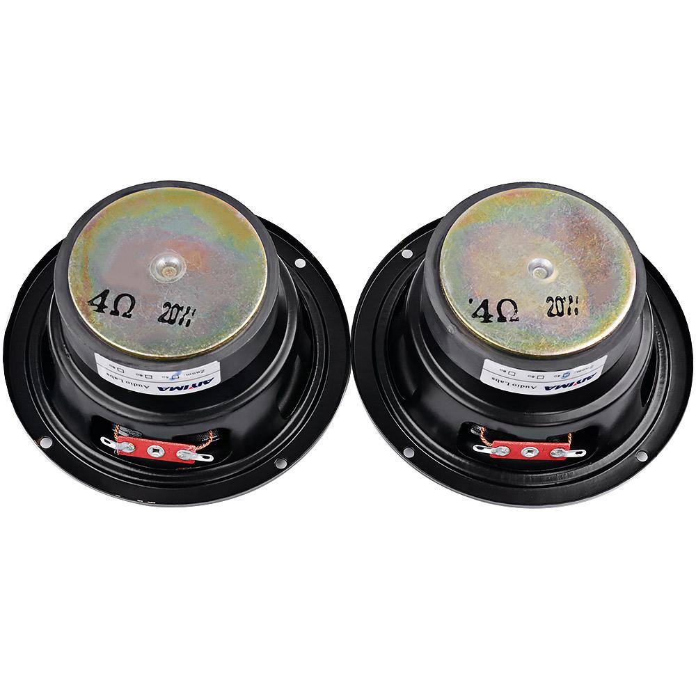 AIYIMA 2 Chiếc 4 Inch Rạp Hát Tại Nhà Tầm Trung Bass Loa 4 8 Ohm 20W Âm Thanh Loa Trầm Trình Điều Khiển tự Làm Loa Nghe Nhạc HIFI Color: 8 Ohm 20W Speaker