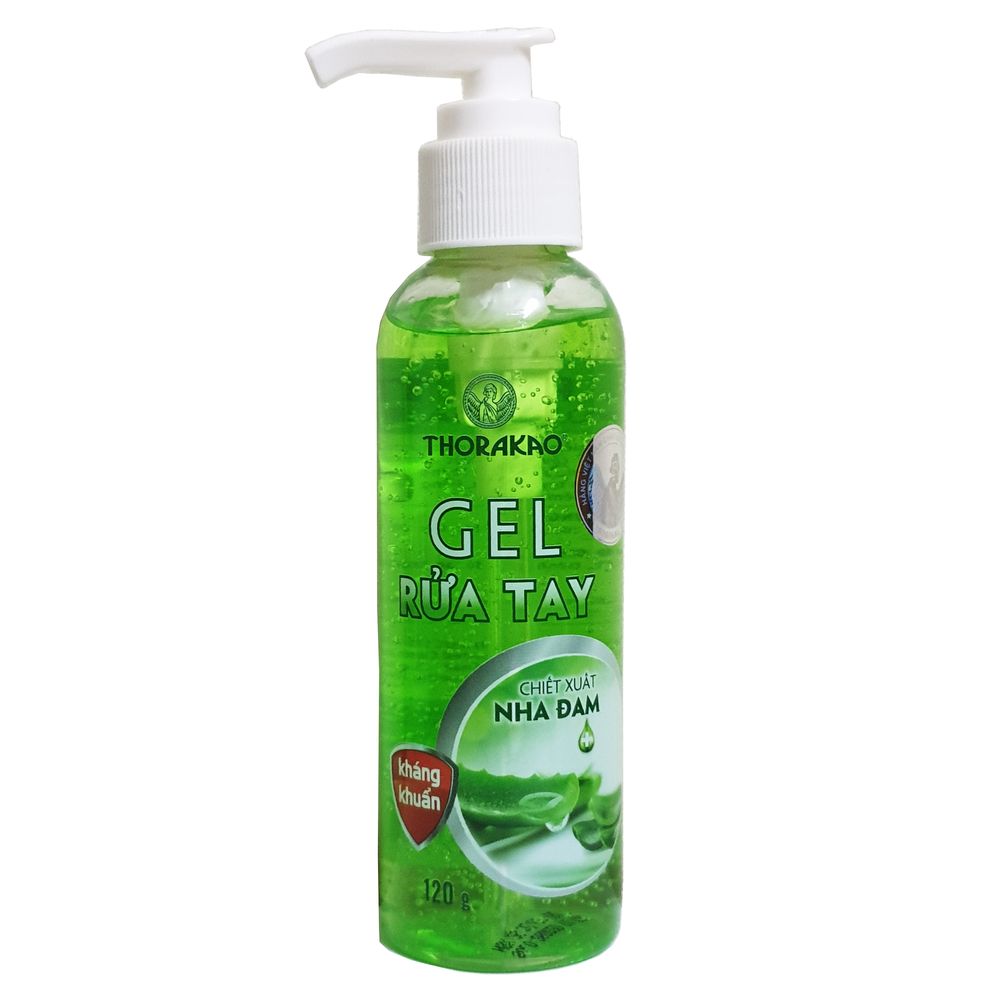 Gel rửa tay khô chiết xuất nha đam giúp làm sạch da và kháng khuẩn Thorakao 120g