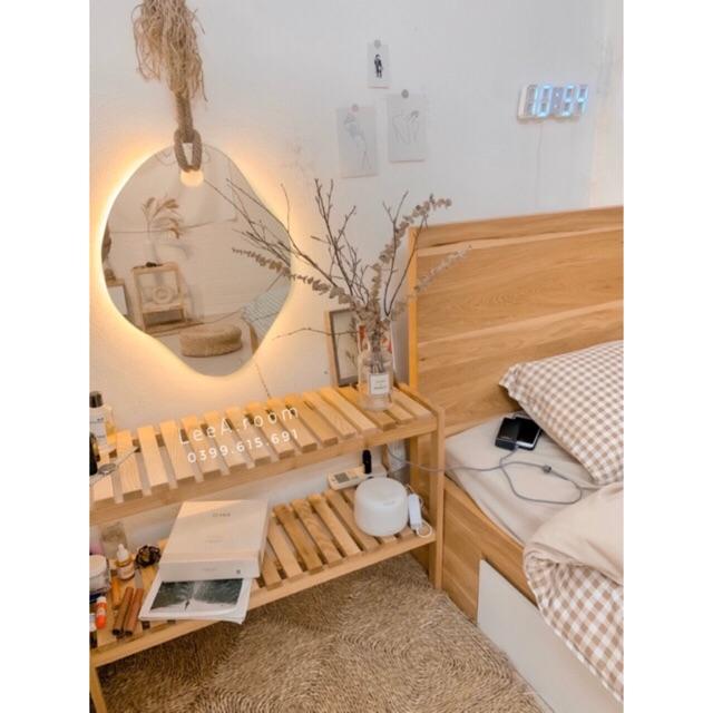 Kệ Giày Dép Gỗ Cao Cấp / Kệ Gỗ Trang Trí - Wooden Bench 2FM