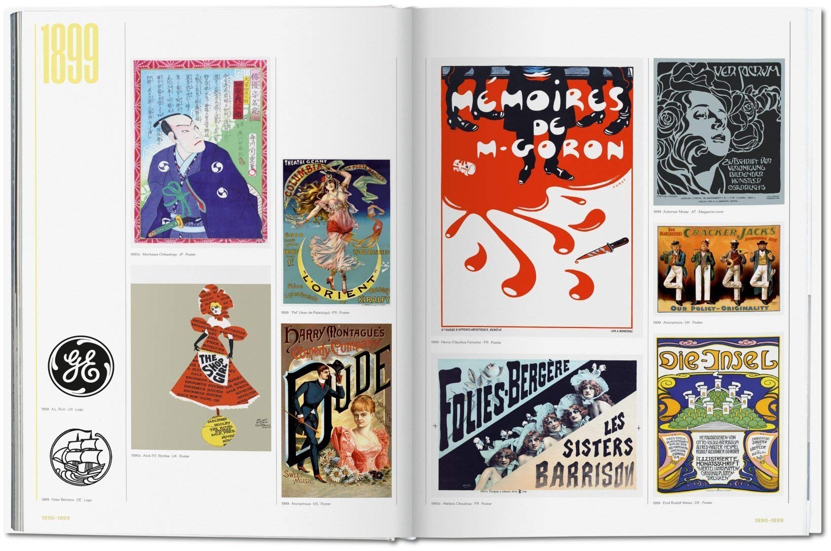 Sách Ngoại Văn: The History of Graphic Design: Vol 1 - 1890–1959