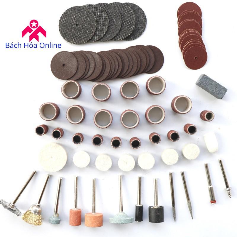 Bộ 105 phụ kiện máy khoan, mài, khắc đa năng