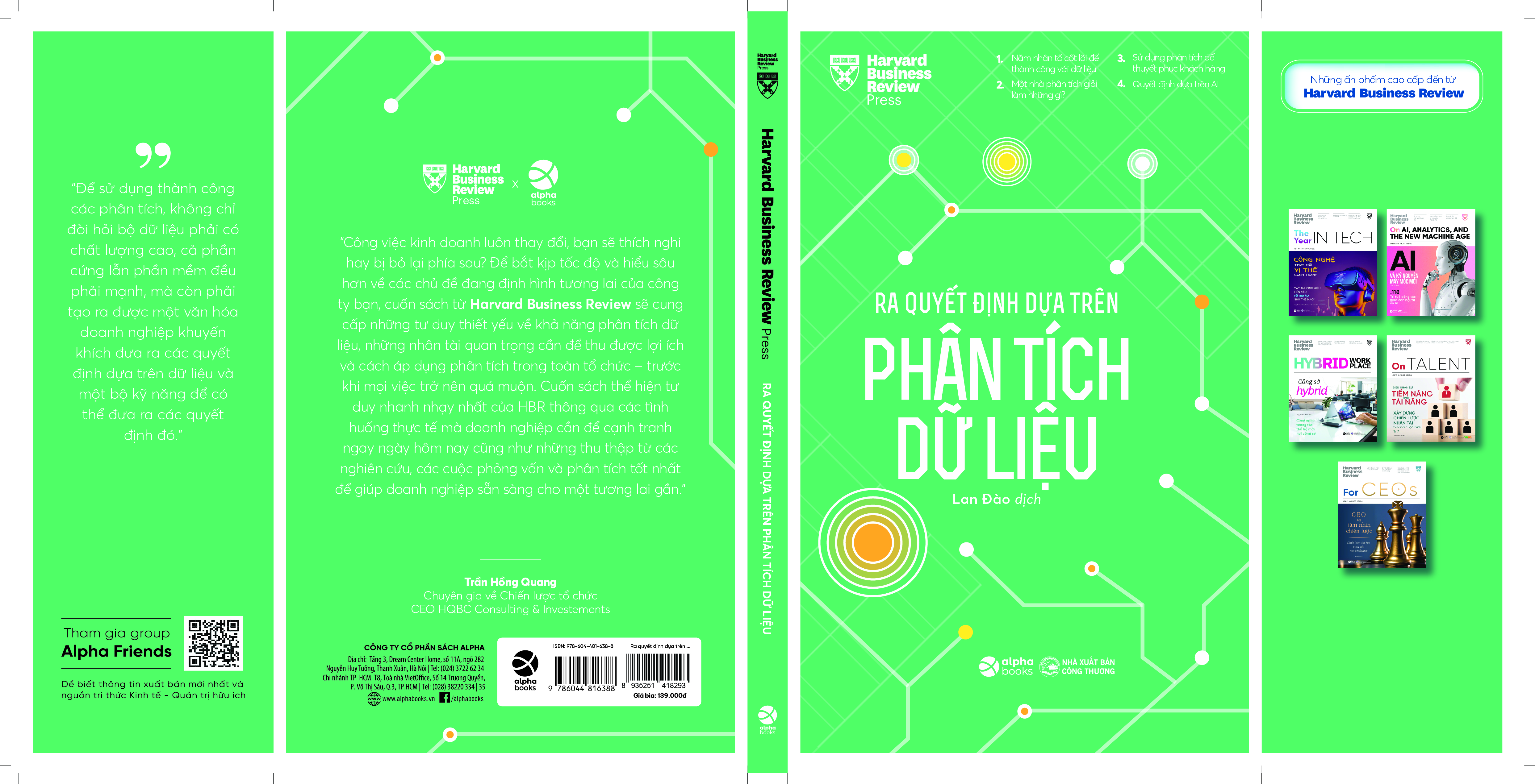 HBR - Ra Quyết Định Dựa Trên Phân Tích Dữ Liệu - Nâng Cao Hiệu Quả Kinh Doanh, Hướng Tới Phát Triển Bền Vững Thông Qua Phân Tích Chiến Lược Thông Minh - Alpha Books