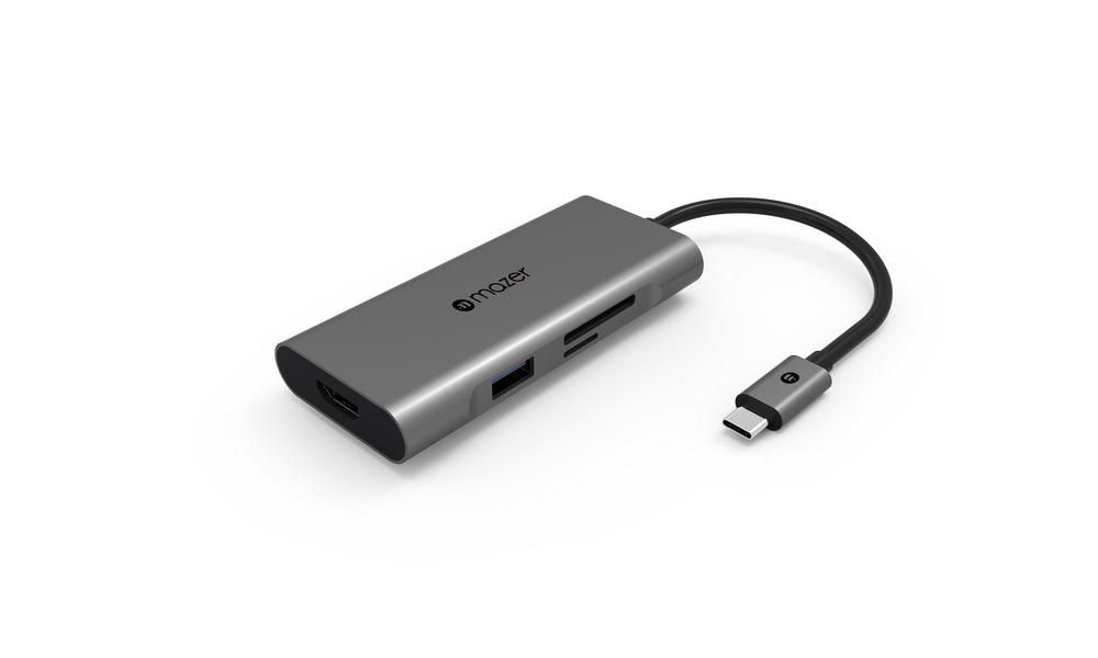 Bộ Cổng Chuyển Đổi Mazer USB-C 7 in 1 Charging - hàng chính hãng