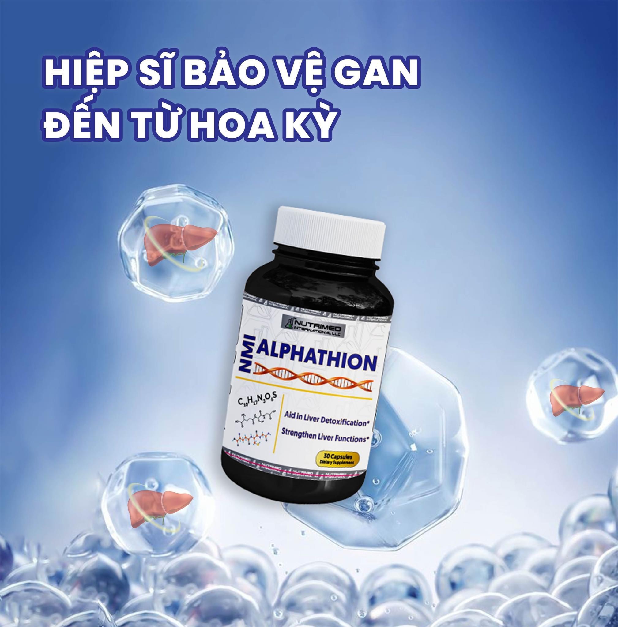 Hỗ Trợ Tăng Cường Chức Năng Gan NMI Alphathion - Hàng Chính Hãng