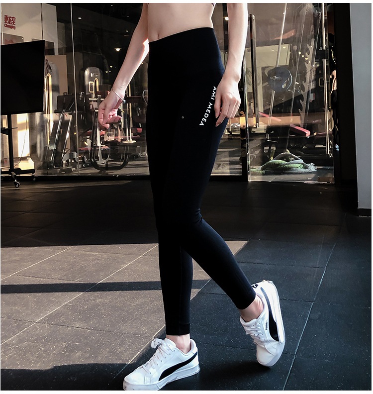 Quần legging cạp cao tập gym yoga aerobic nữ Linda025 vải dệt kim co giãn tốt, fit body