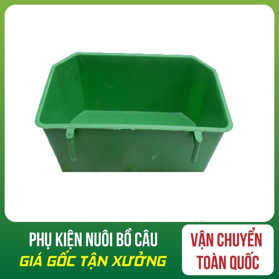 COMBO 40 MÁNG ĂN XANH CHO CHIM BỒ CÂU - MÁNG ĂN XANH - MÁNG ĂN CHO CHIM - MÁNG ĂN XANH