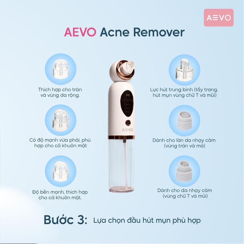 Máy hút mụn AEVO Acne Mover 5 trong 1 giúp loại bỏ mụn đầu đen, trị liệu cảm ứng trên khuôn mặt, giảm nếp nhăn