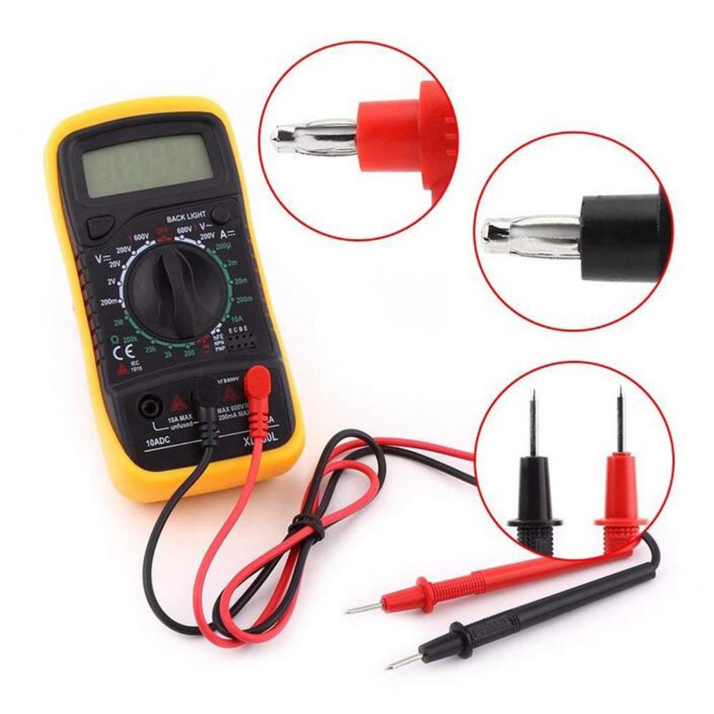 XL830L Portable LCD Auto Ranging Digital Multimeter AC DC OHM Volt Tester