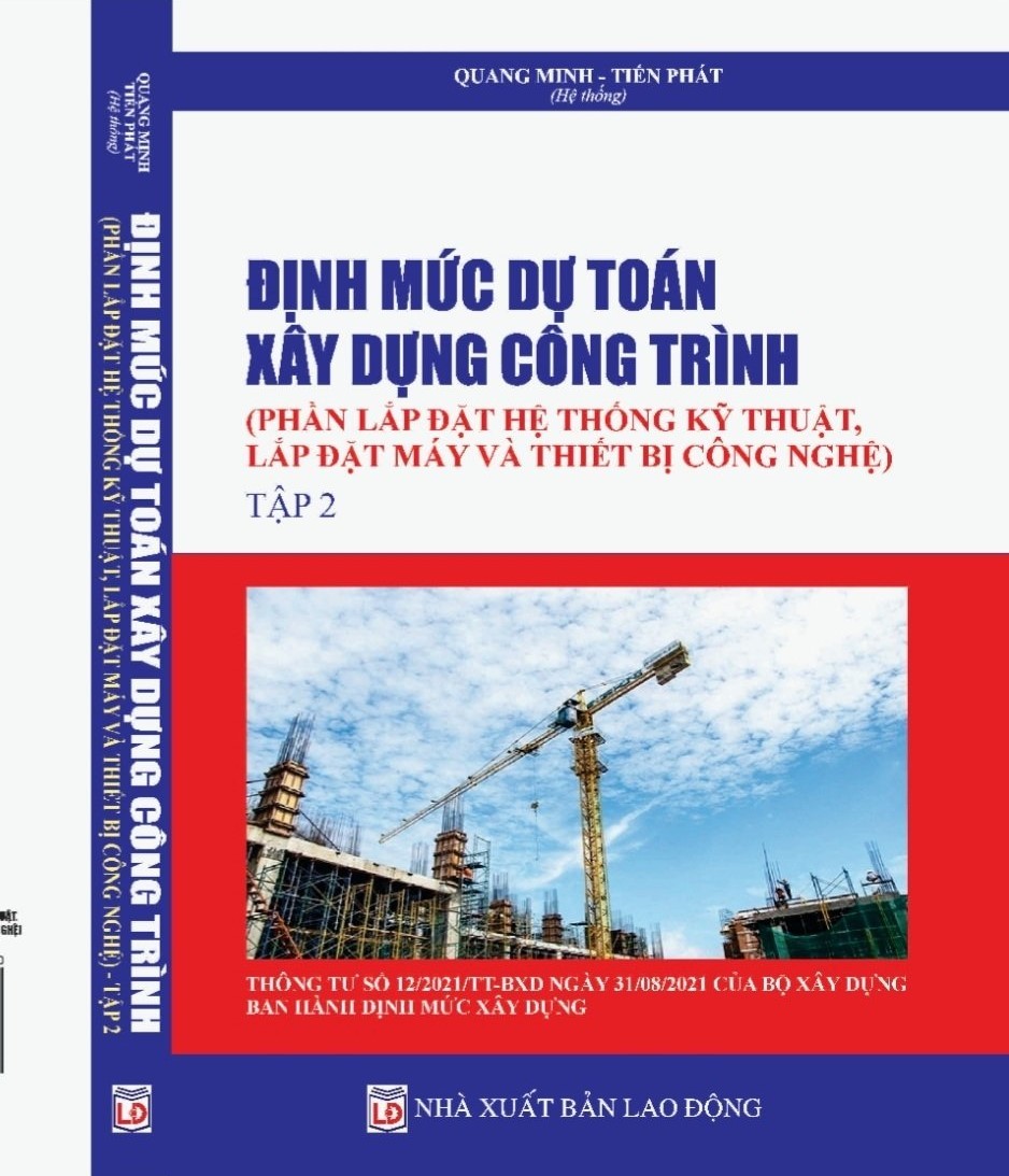 ĐỊNH MỨC DỰ TOÁN XÂY DỰNG CÔNG TRÌNH TẬP 1