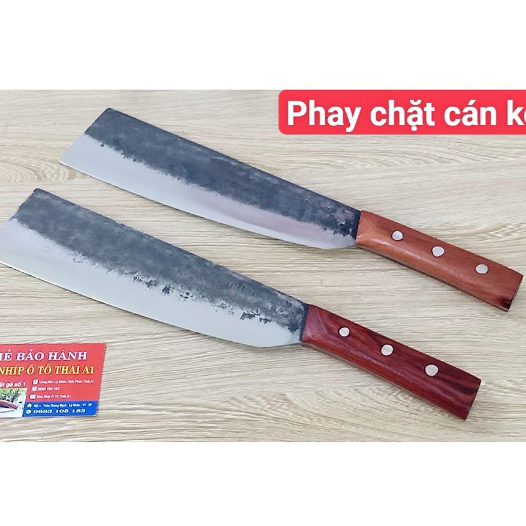 Dao phay chặt gà cán kẹp 500g nhíp xe ô tô .BẢO HÀNH 1 NĂM