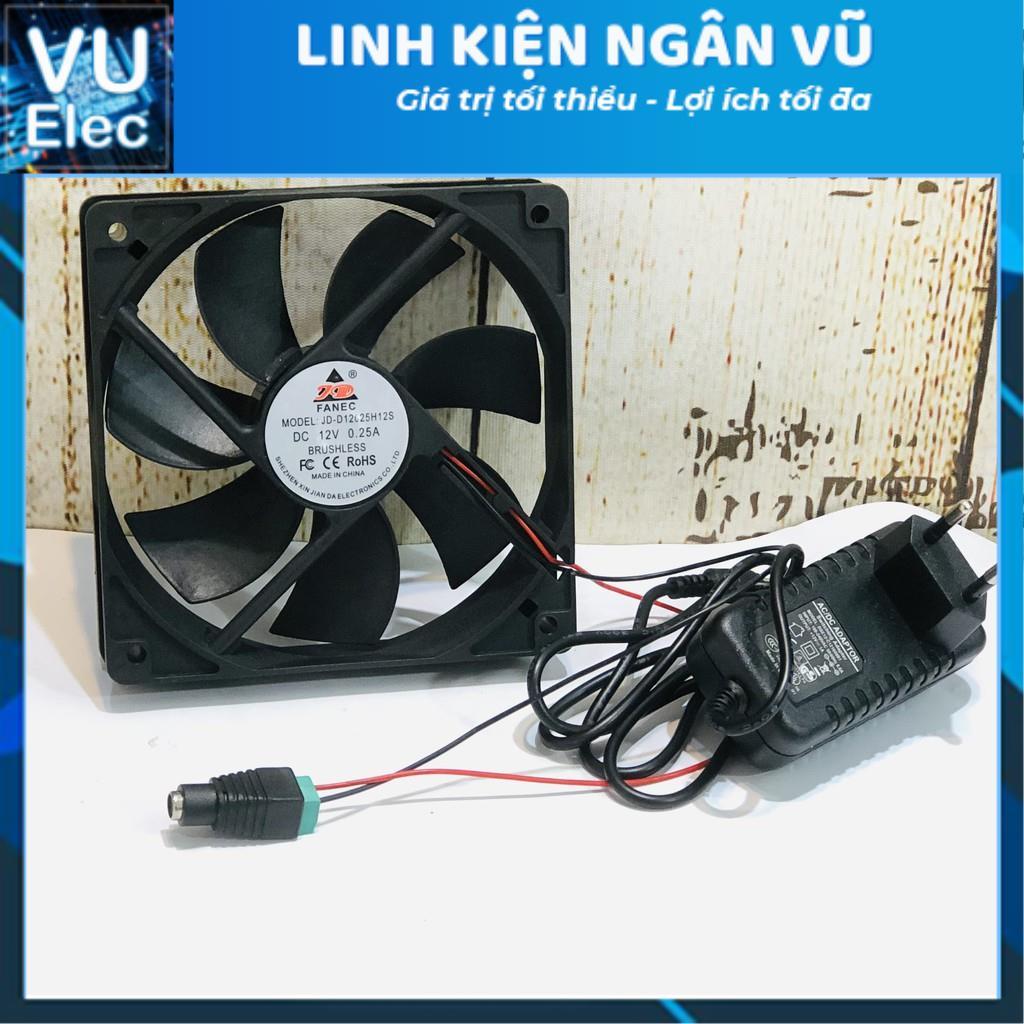 Bộ Quạt Tản Nhiệt Hút Khói Hàn 12V Quạt Tản Nhiệt, Quạt Máy 12V Cho Máy Tính, Thú Cưng, Bể Cá