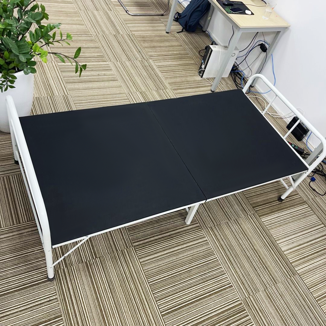Giường Ngủ Gấp Gọn Khung Siêu To Có Sẵn Đệm Da Êm Ái, Chịu Lực Nằm 300kg Nhập Nội Địa Xịn
