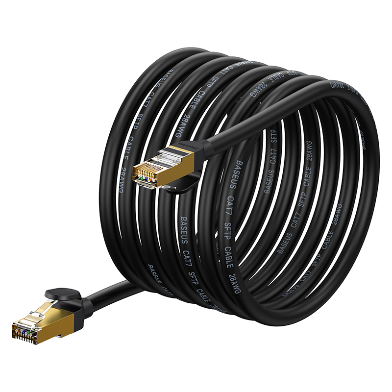 Cáp Mạng 2 Đầu LAN Baseus High Speed 7 types of RJ45 10Gigabit network cable (round cable) - Hàng chính hãng