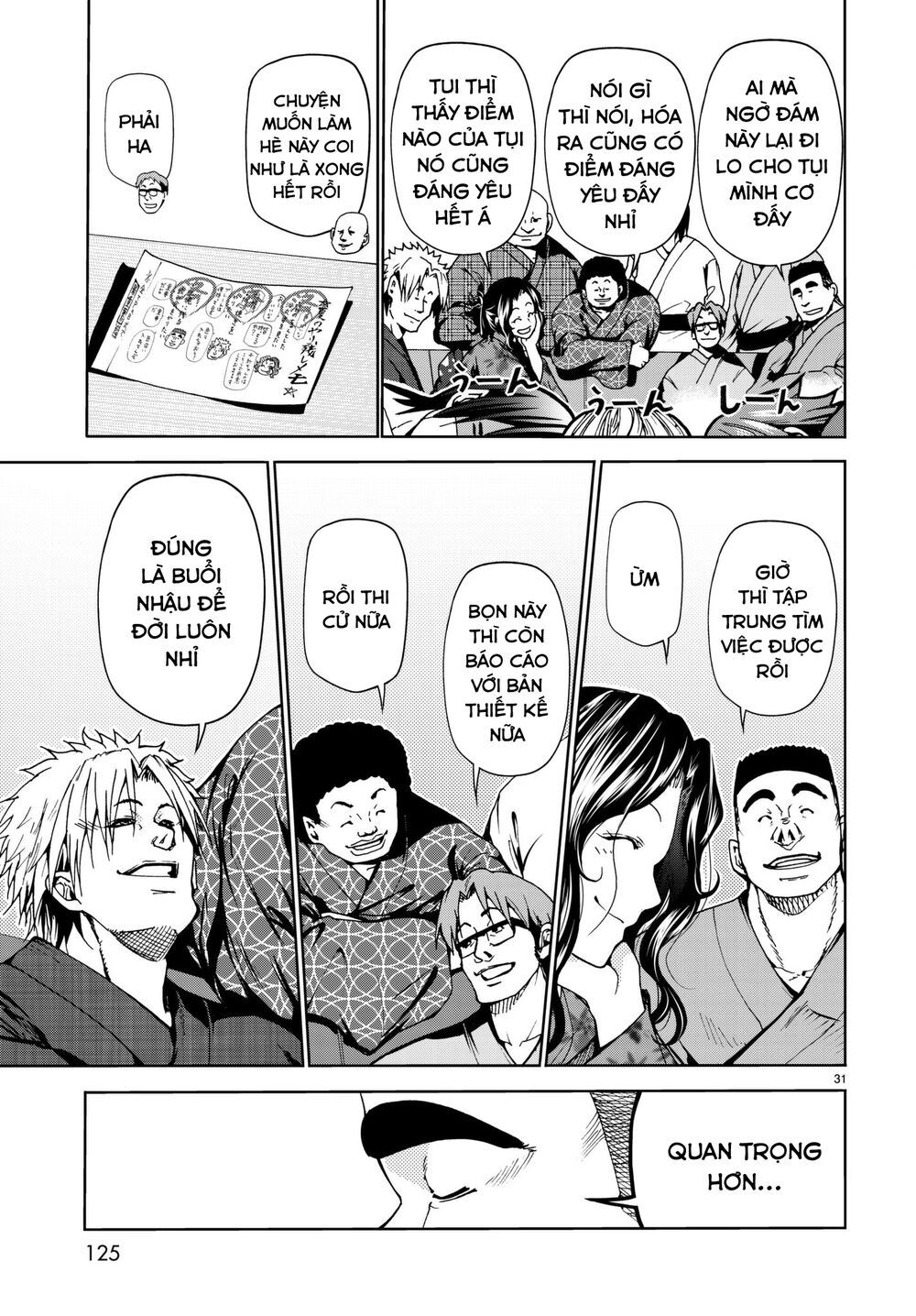 cô gái thích lặn - grand blue chapter 46 31