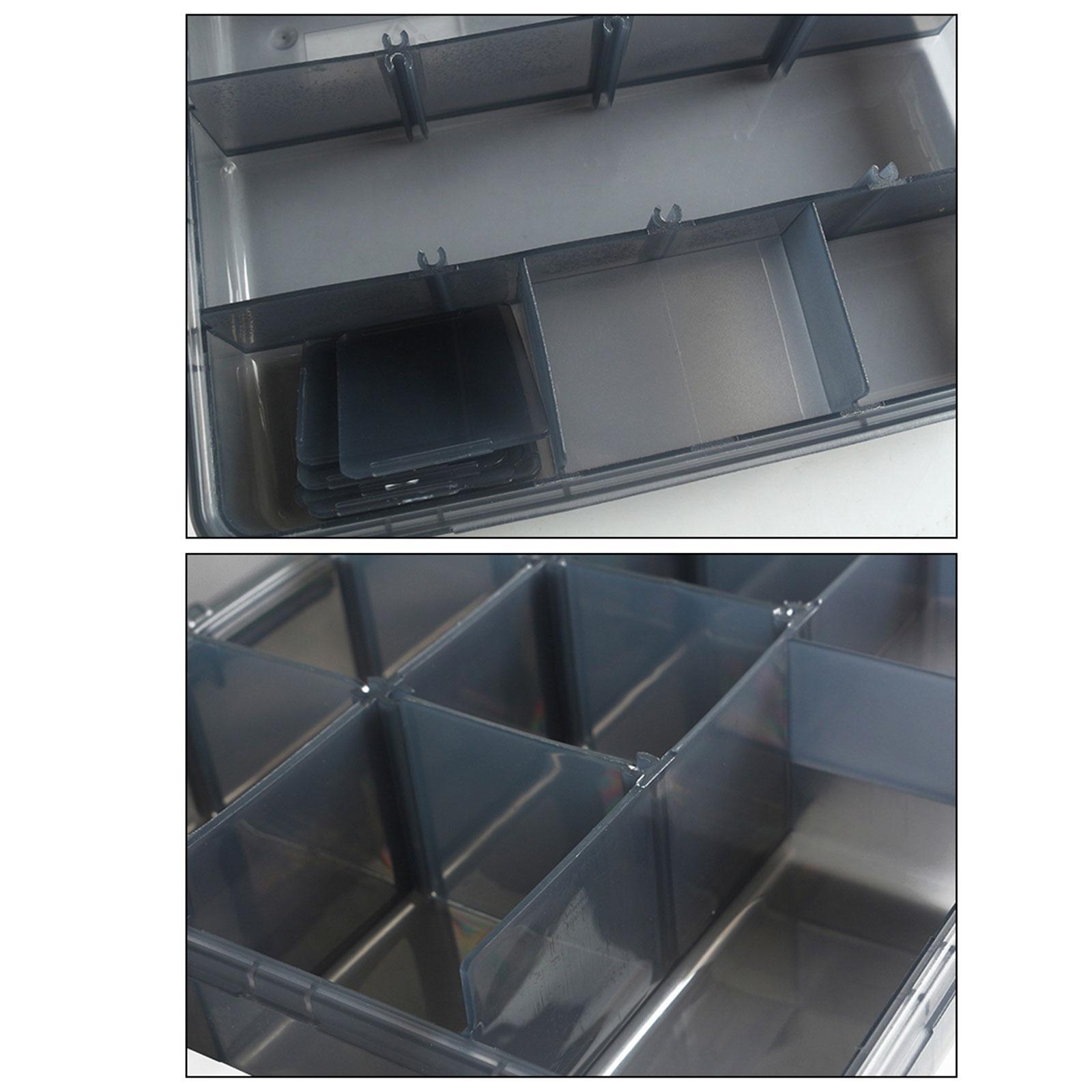 Fishing Tackle Box Tackle Storage Durable Multi Compartments Waterproof Lure Case Practical Lure Hooks Removable Inserts Container Organizer