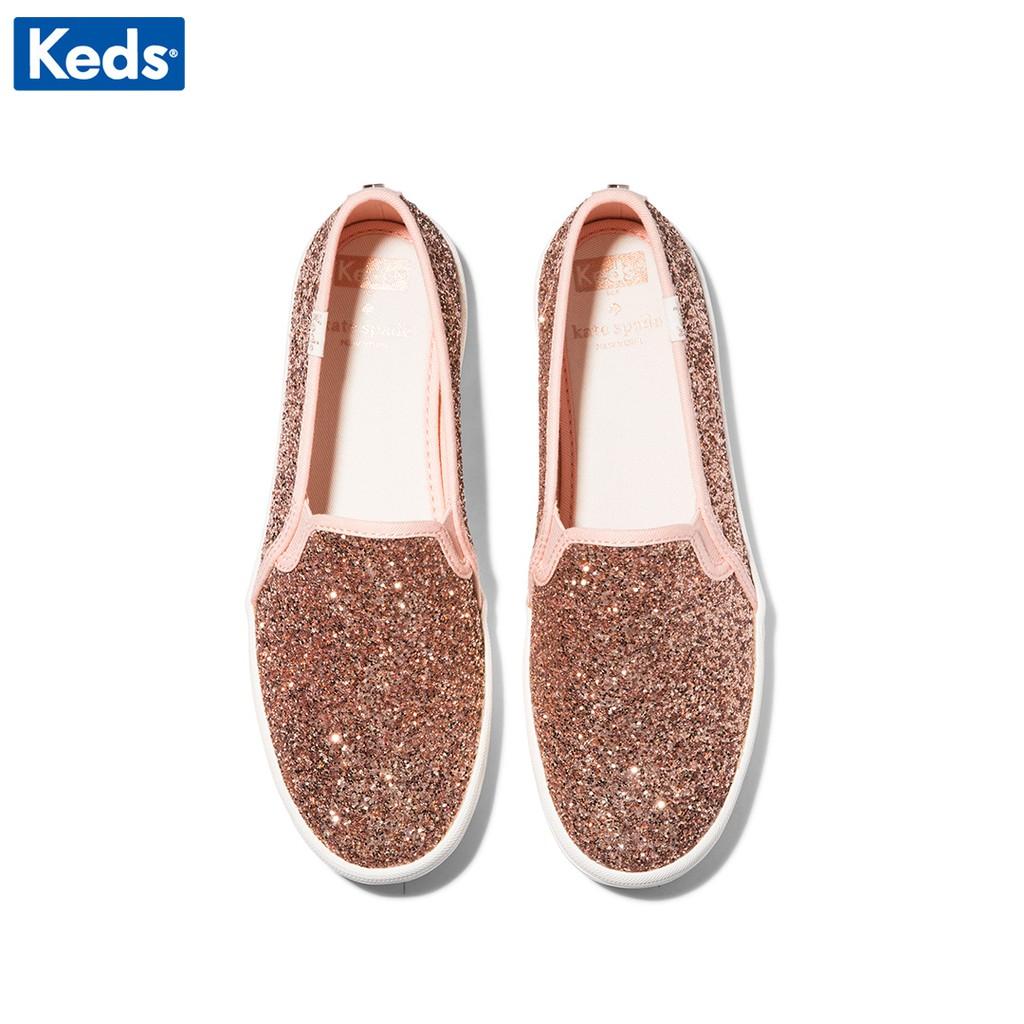 Giày Keds Nữ - Double Decker Ks Glitter Rose Pink - KD060095
