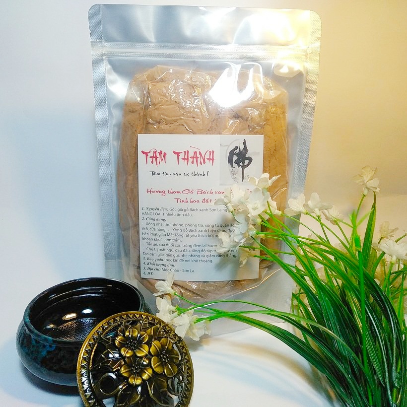 1 Kg Bột gỗ Bách xanh Mộc Châu thơm nức, nguyên chất 100% - Gỗ Bách xanh, Bột gỗ thơm, Xông trầm