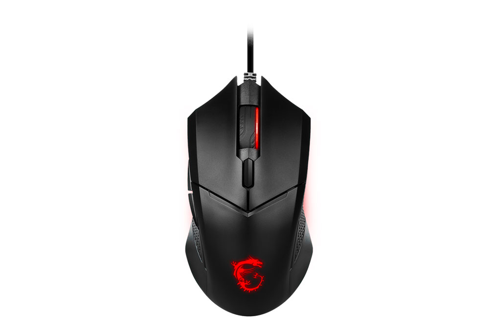 Chuột có dây Gaming MSI Clutch GM08 - Hàng chính hãng - Đen