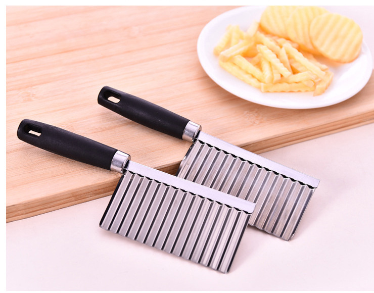 Dao Cắt Khoai Tây Chiên, Dao Cắt Rau Củ Lượn Sóng, Cắt Trái Cây, Cắt Thạch, Cắt Rau Câu Đa Năng, Lưỡi Lượn Sóng
