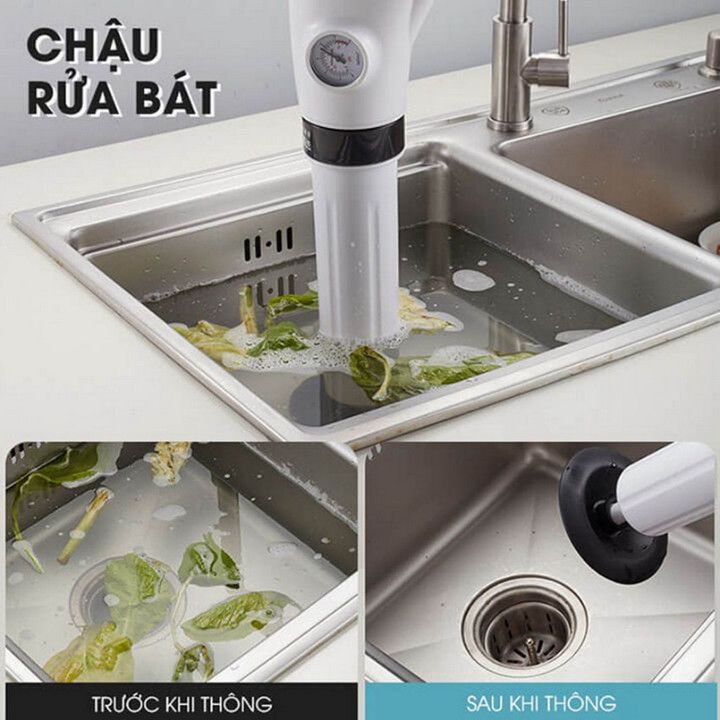 Máy Thông Tắc Bồn Cầu, Toilet Một Nút Nhấn - Home and Garden