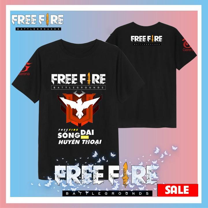 áo THUN FREE FIRE in hình combo BẮN NHANH DIỆT GỌN giá SIÊU RẺ