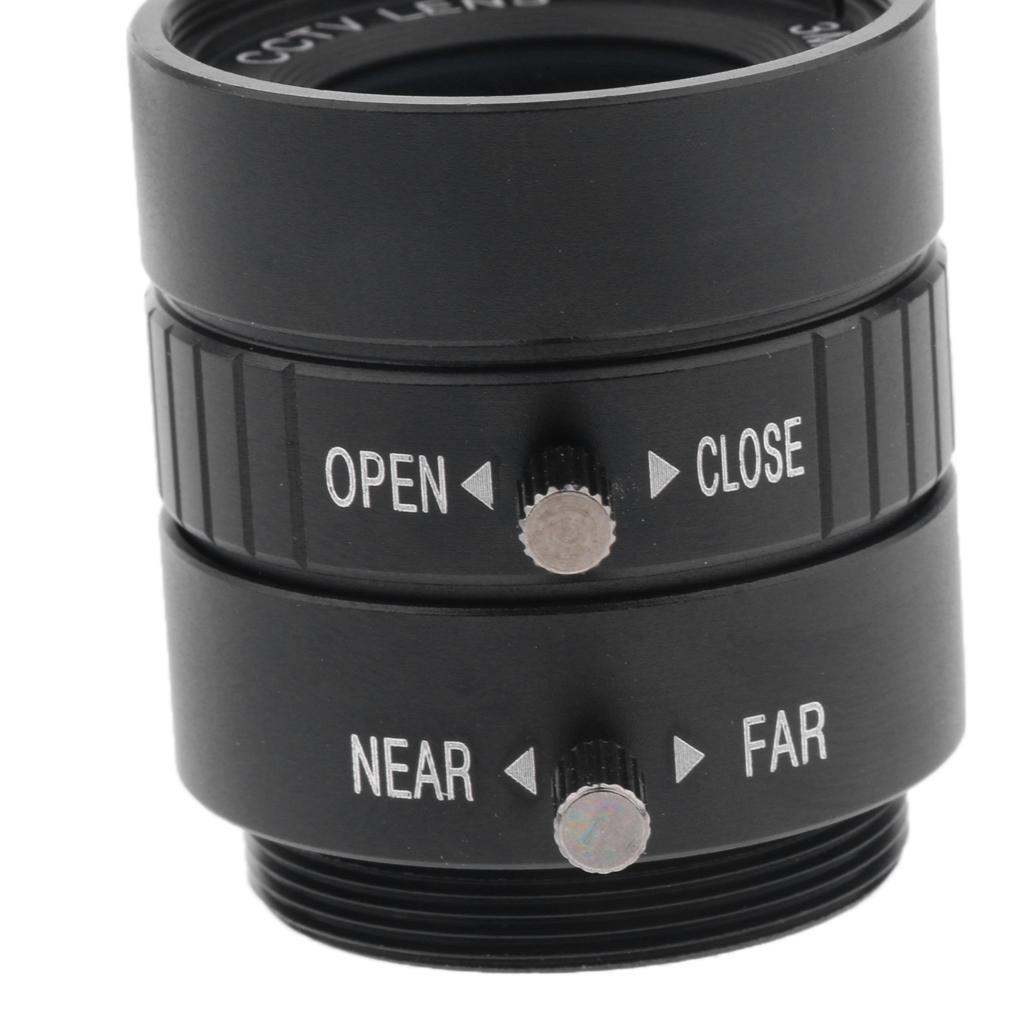 3MP 1/3" 6mm CS F1/2 Fixed Focus Lens for Industrial IP Camera