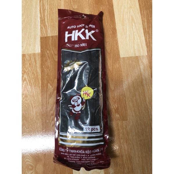 12 dây kéo quần tây đen hoặc trắng HKK 18cm chính hãng dây khoá kéo hkk