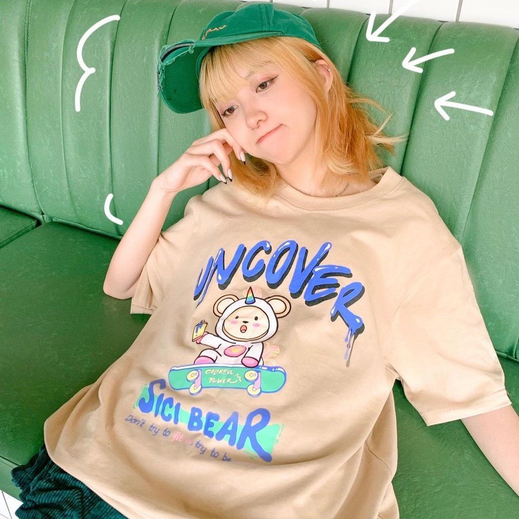 Áo thun unisex tay lỡ UNCOVER SKATEBOARD || Hany shop