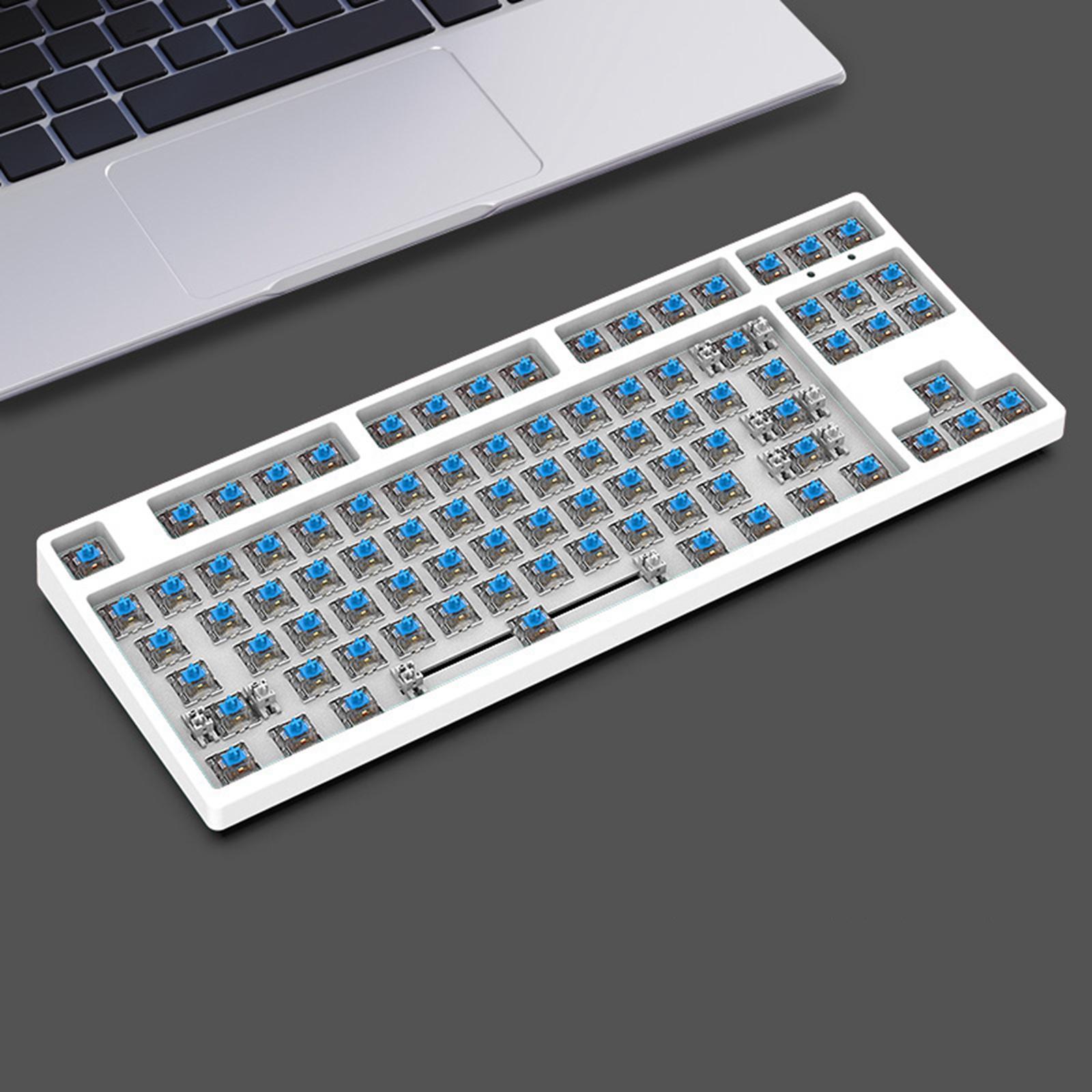 DIY Wired Mechanical Keyboard Kit accessories White