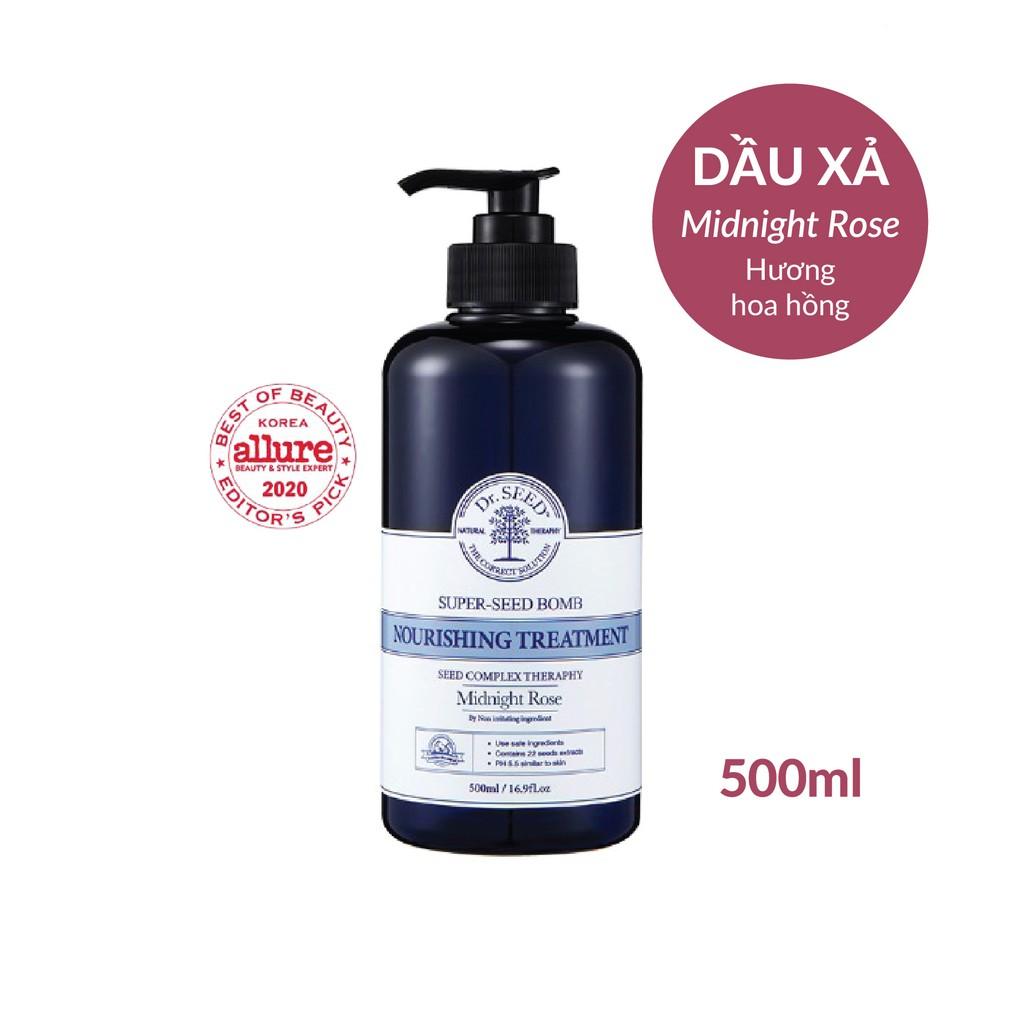 Dầu Xả Tóc DR SEED 500ml Super Seed Bomb Revitalize Tái Tạo Phục Hồi Tóc Hư Tổn, Giúp Tóc Bóng Mượt, Giảm Gãy Rụng