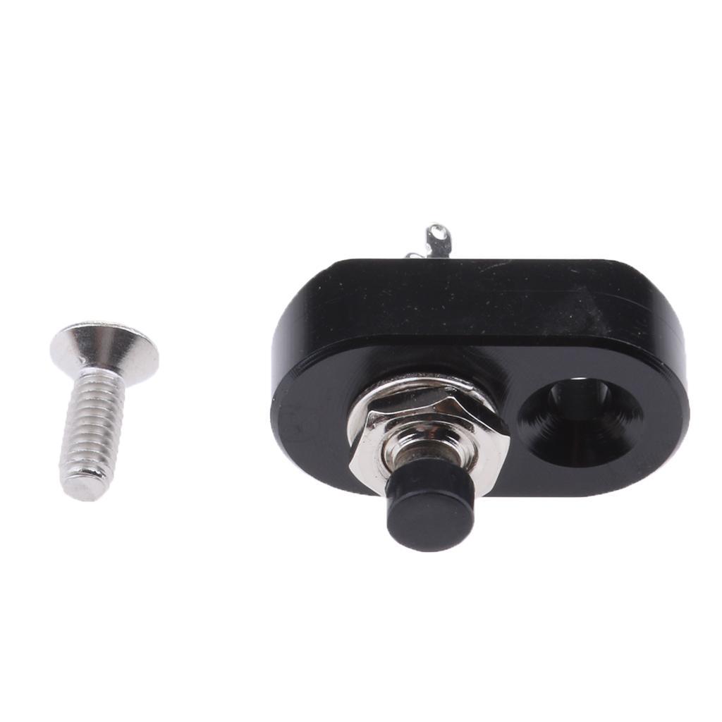 Motorcycle Handlebar Aluminum Stop Start Kill Switch Button Black