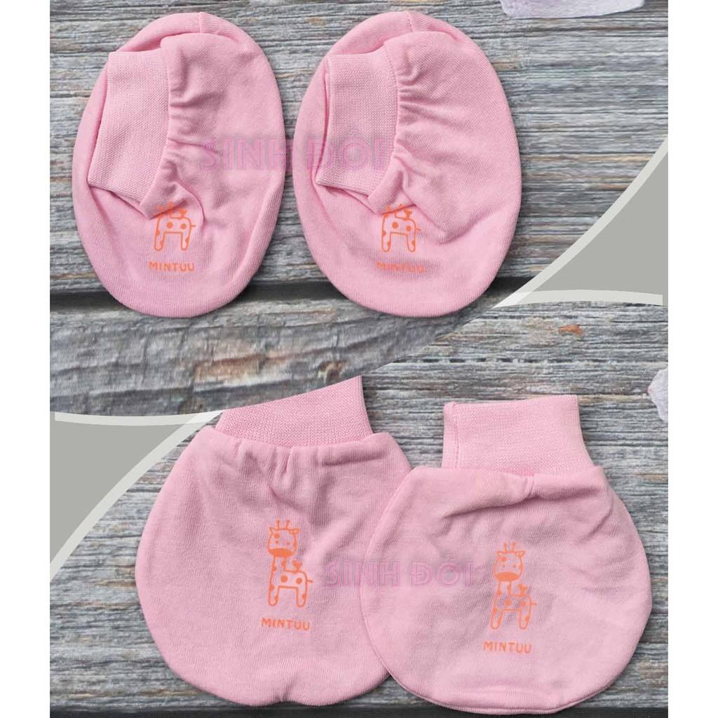 Bao chân bao tay sơ sinh cho bé Hàng Việt Nam (1 set)