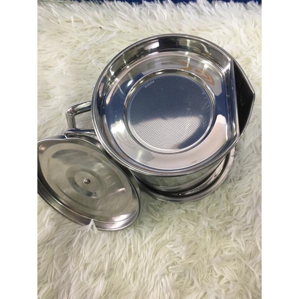 Ca lọc dầu inox lớn