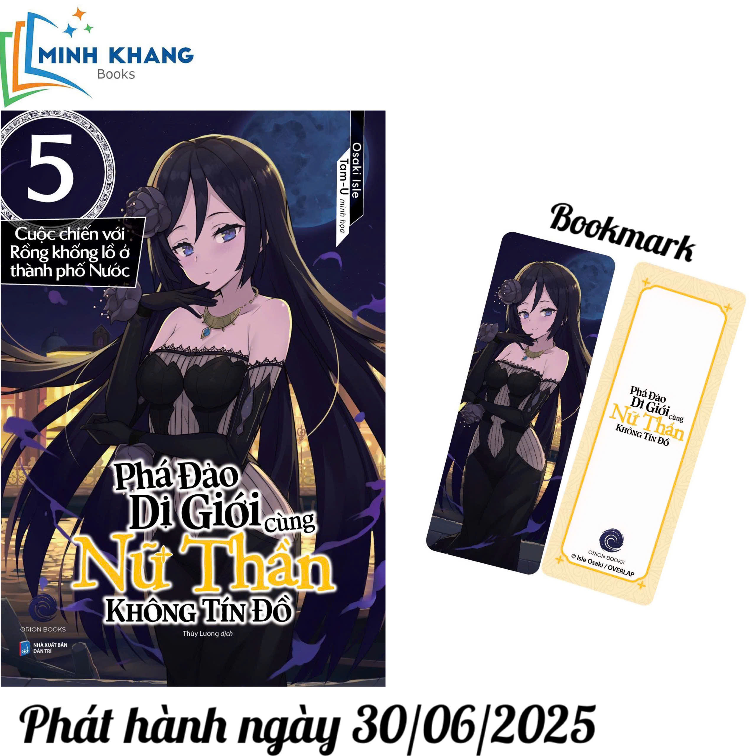 Phá Đảo Dị Giới Cùng Nữ Thần Không Tín Đồ-Tập 5- Cuộc chiến với rồng khổng lồ ở.... (Poster A3+Bookmark+Standee)