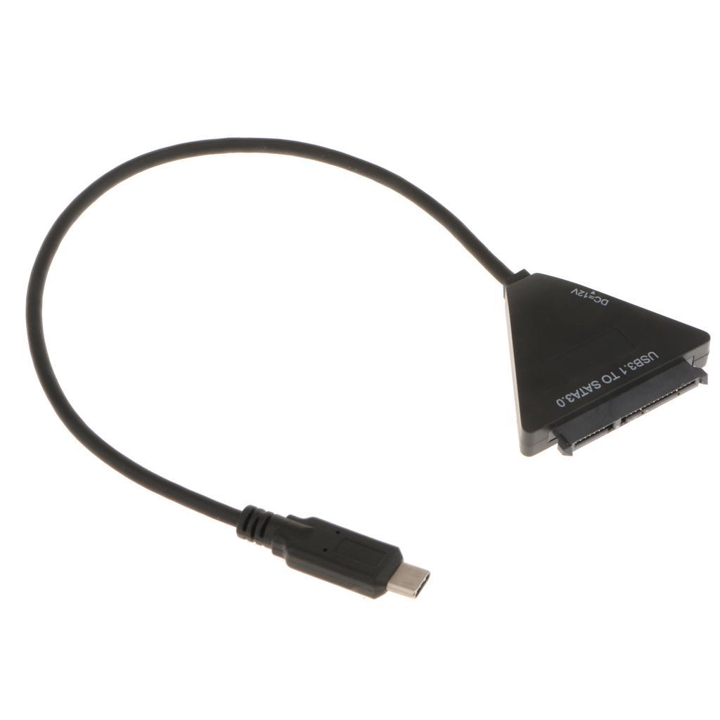 USB 3.1 to SATA3.0 Adapter Cable Converter for 2.5 3.5 Inch Hard Drive Disk