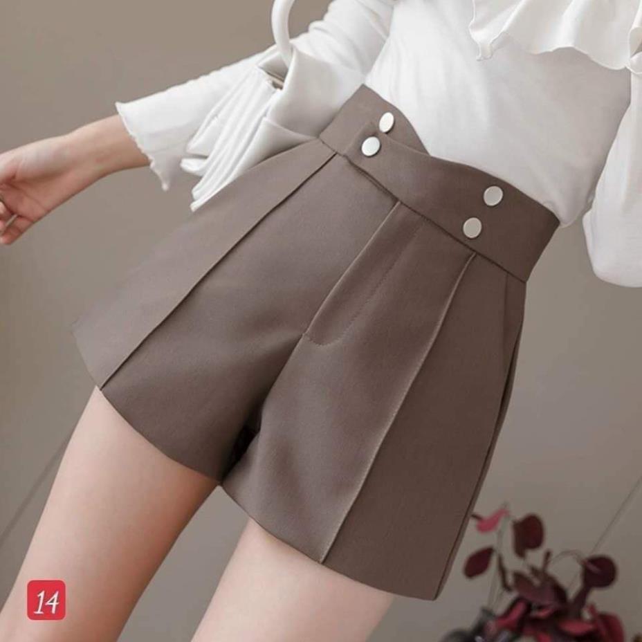 QUẦN SHORT VẢI TUYẾT MƯA CẠP CAO CÁCH ĐIỆU