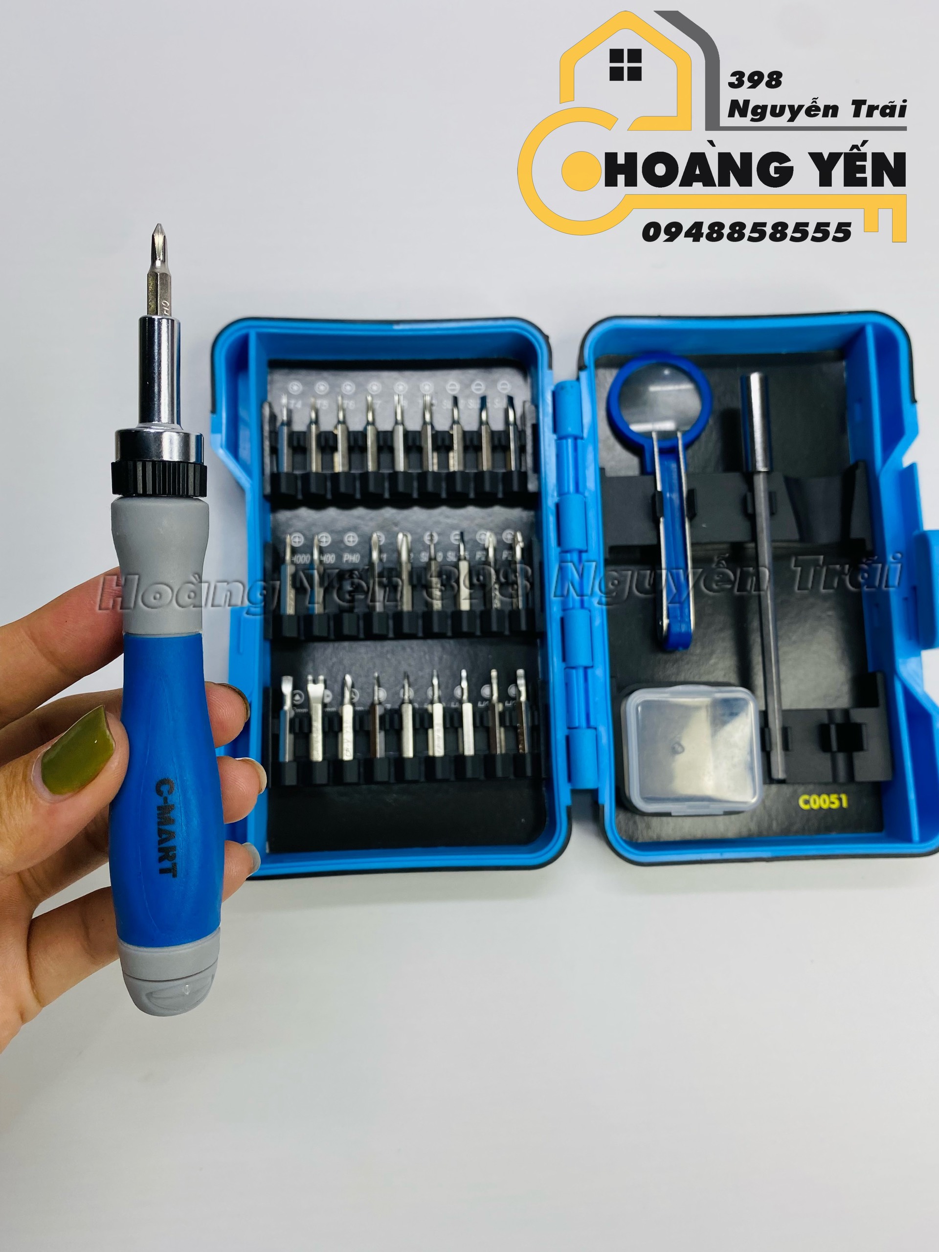 Bộ tô vít chính hãng C- MART 31 chi tiết