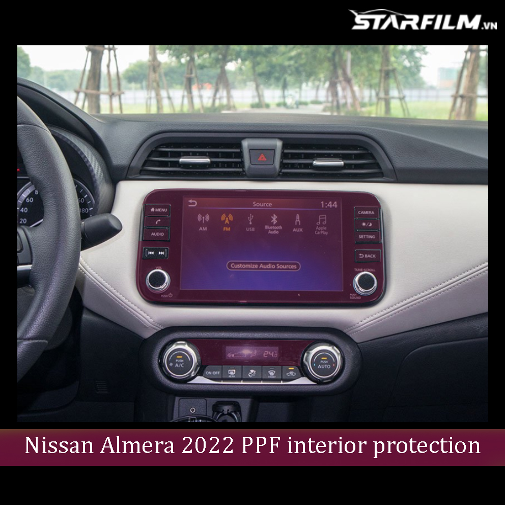 Nissan Almera 2022 PPF TPU nội thất chống xước tự hồi phục STARFILM