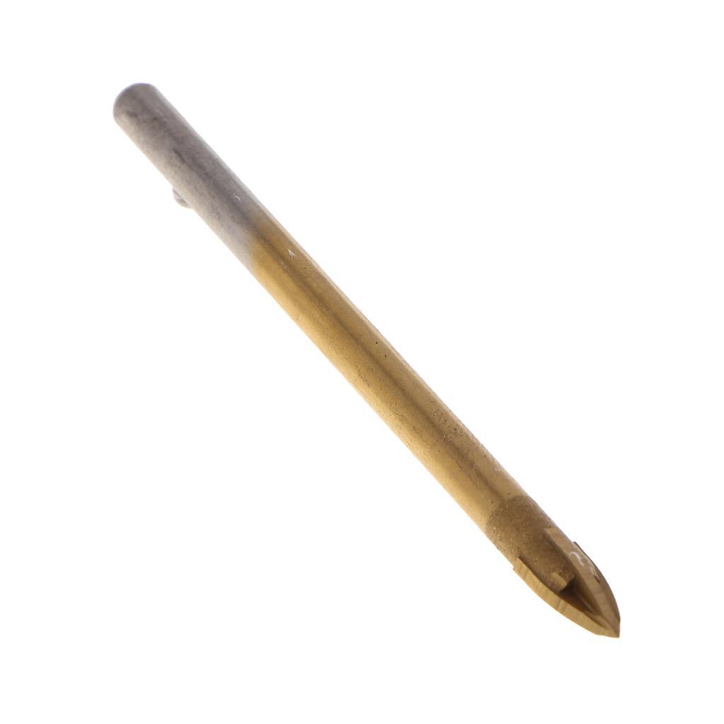 2x Drills 4mm Glass And Tile Drill Bit Round Shank Ceramic Mirror Marble