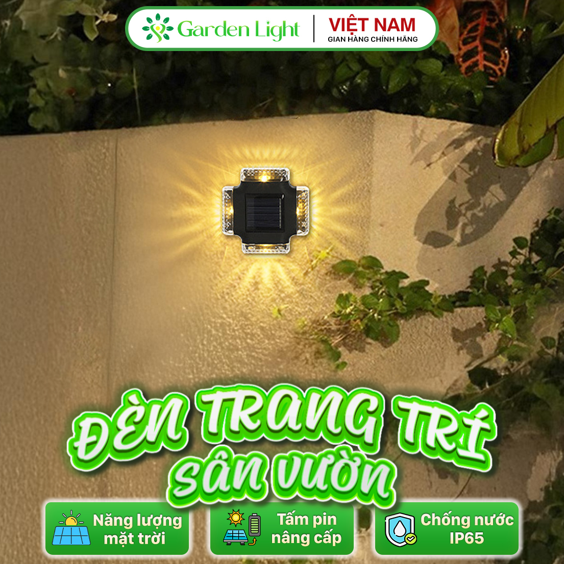 Đèn trang trí năng lượng mặt trời bốn chiều, tích kiệm điện, bóng siêu sáng, chống thấm nước - DA3078