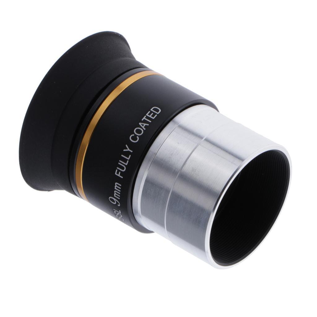 1.25" 9mm Plossl PL Eyepiece Fully Coated Lens for Astronomical Telescope 50mm
