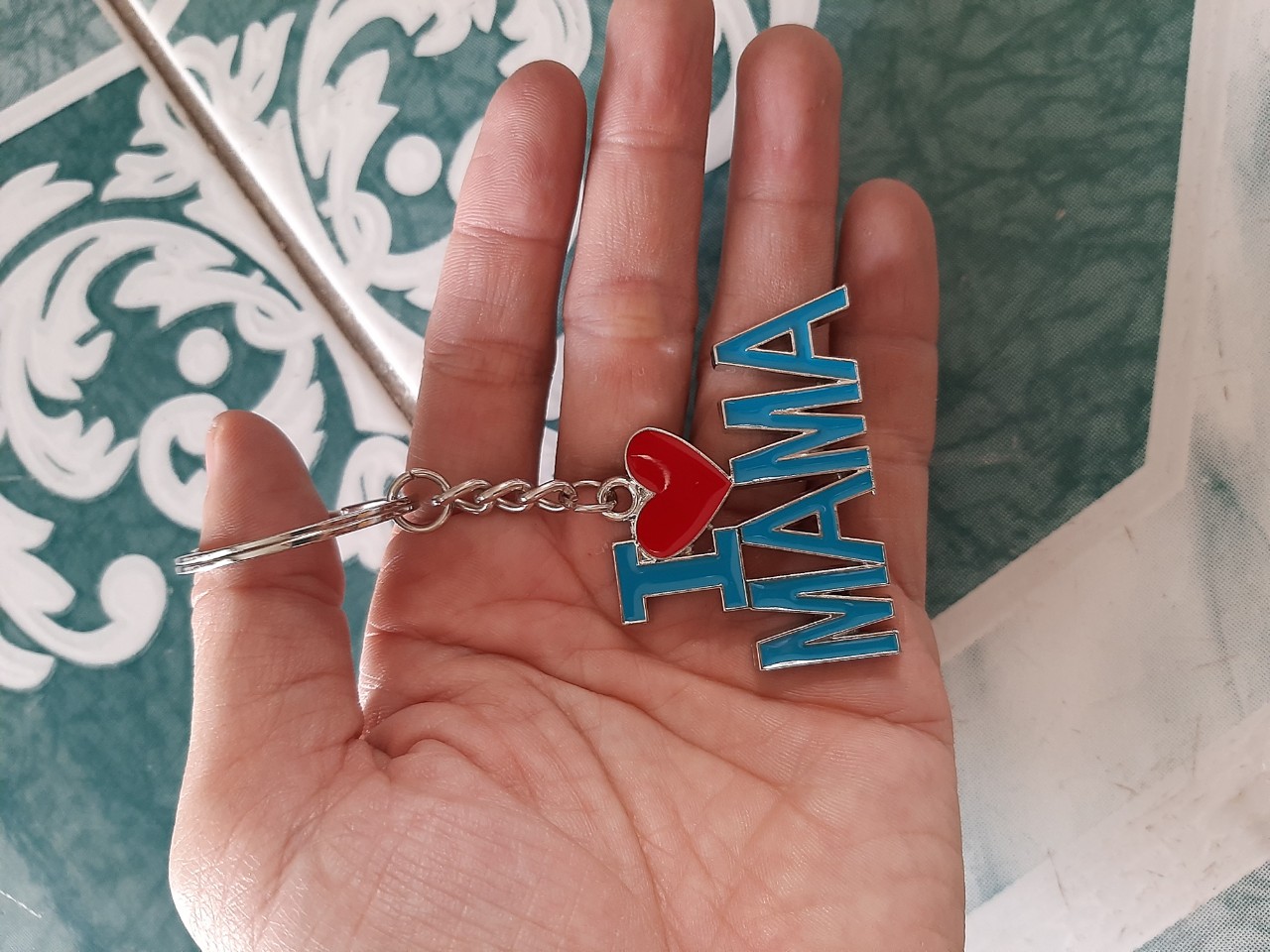 Móc khóa con yêu mẹ , quà tặng mẹ