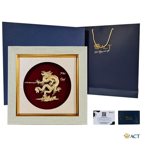 Tranh rồng Phú Quý dát vàng-Qùa tặng tân gia, khai trương, tặng sếp, sinh nhật, thăng chức, event, lễ, tết,...