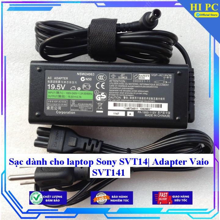 Sạc dành cho laptop Sony SVT14| Adapter Vaio SVT141 - Kèm Dây nguồn - Hàng Nhập Khẩu