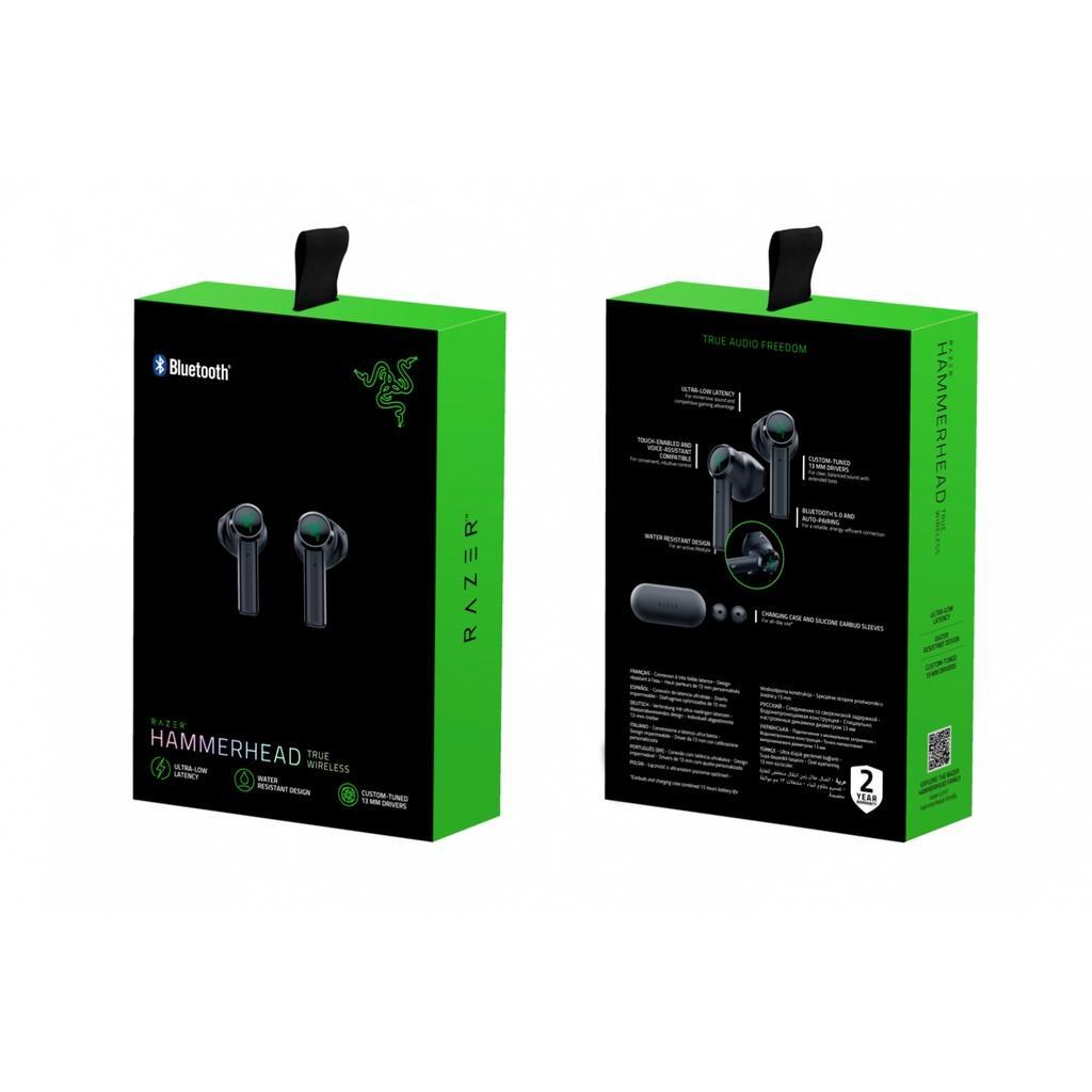 Cặp Tai Nghe Bluetooth 5.0 Không Dây RAZER Hammerhead Chống Thấm Nước