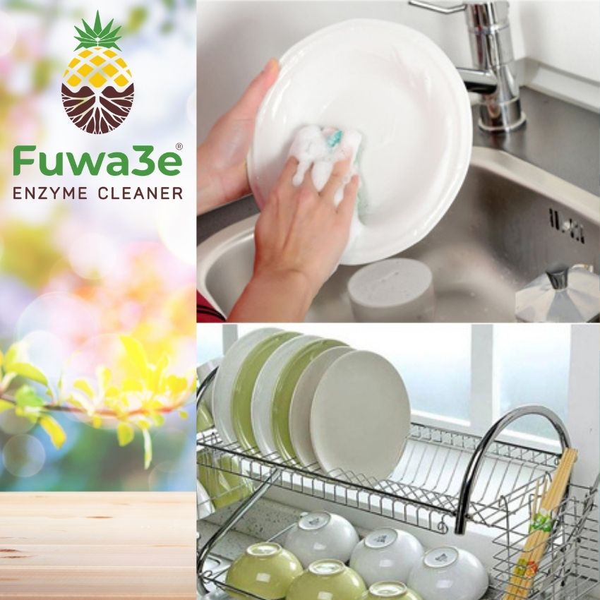 Nước rửa chén bát Fuwa3e hữu cơ Enzyme sinh học organic