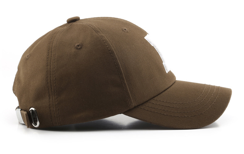 Sleckton Cotton Basketball Mũ cho phụ nữ và nam thư thời trang l hat bình thường hip hop snapback mũ vào mùa hè sun cap unisex Color: Brown Size: Adjustable