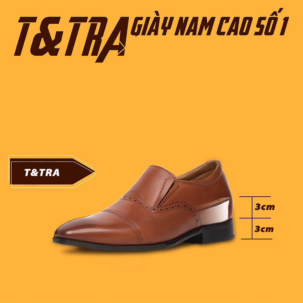 [ 6CM ] Giày Tăng Chiều Cao Nam T&amp;TRA A211NB