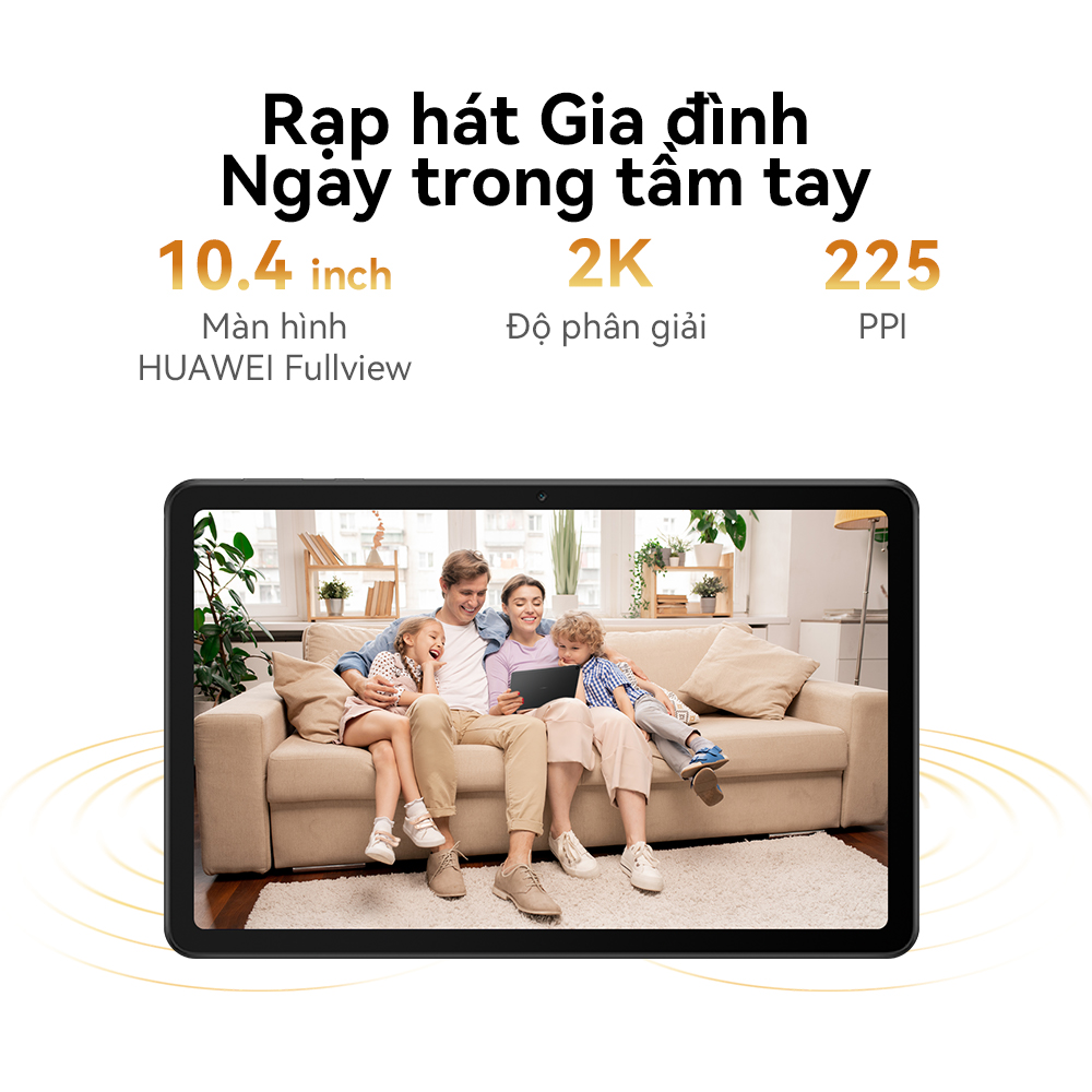 Máy tính bảng Huawei MatePad SE | Màn hình 2K HUAWEI FullView Bảo vệ mắt | Âm thanh vòm tinh chỉnh bằng công nghệ Histen 8.0 | Siêu thiết bị | Hàng Chính Hãng